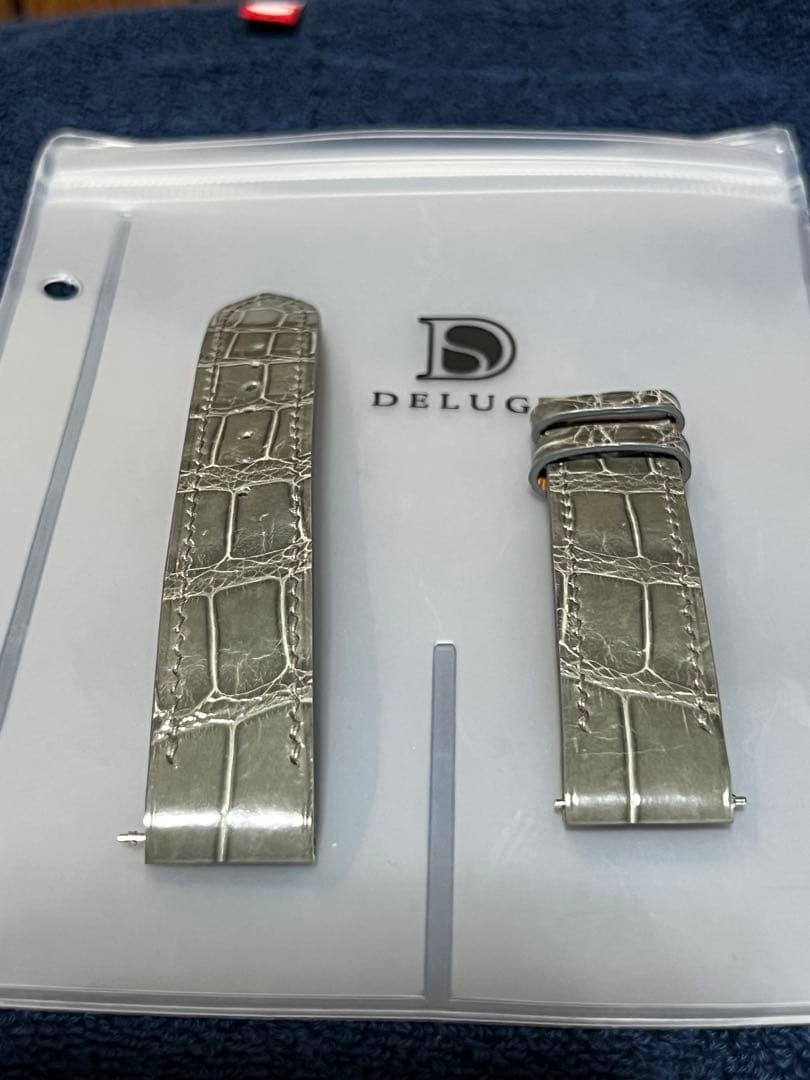 期間限定値下げ　サントスデュモン lm替ストラップ2セット　ブラックラッカー