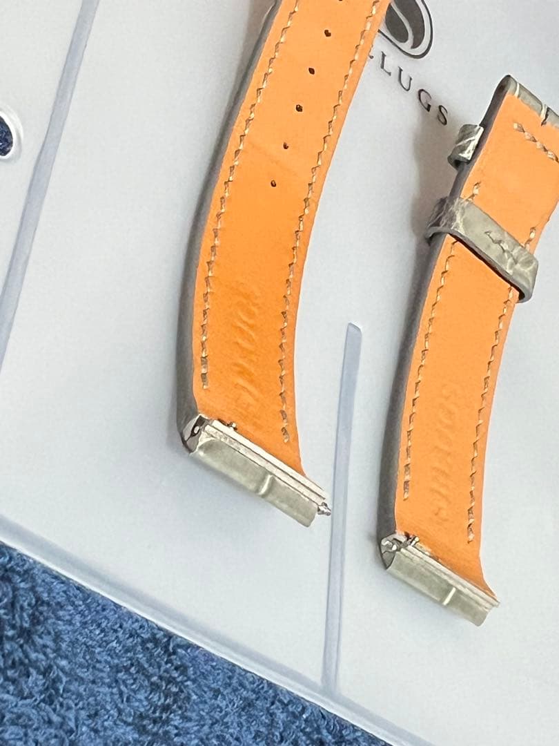 期間限定値下げ　サントスデュモン lm替ストラップ2セット　ブラックラッカー