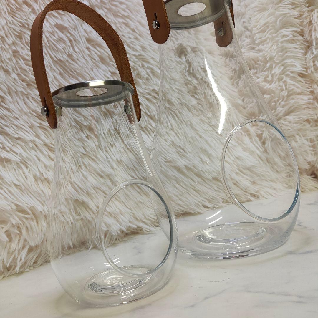 HOLMGAARD ホルムガード キャンドルホルダーランタン クリア 2個セット