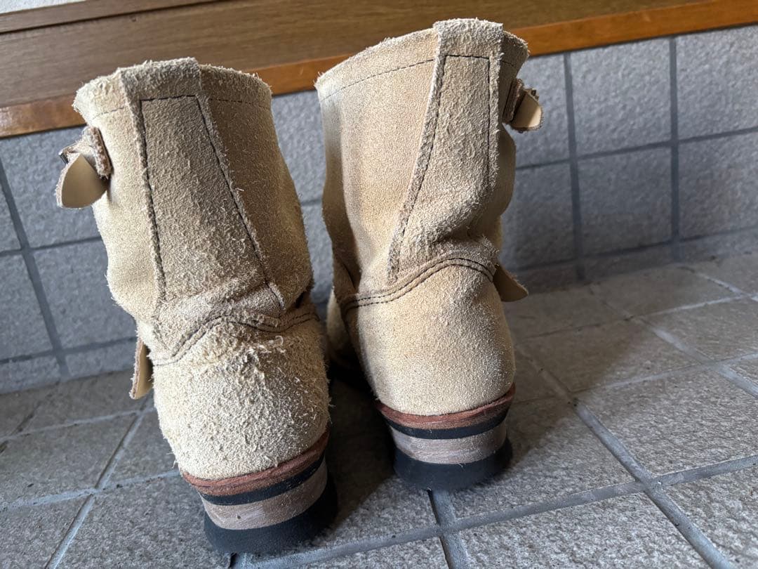 【8D】廃盤レッドウィング 2965 ショート スエードエンジニアブーツ