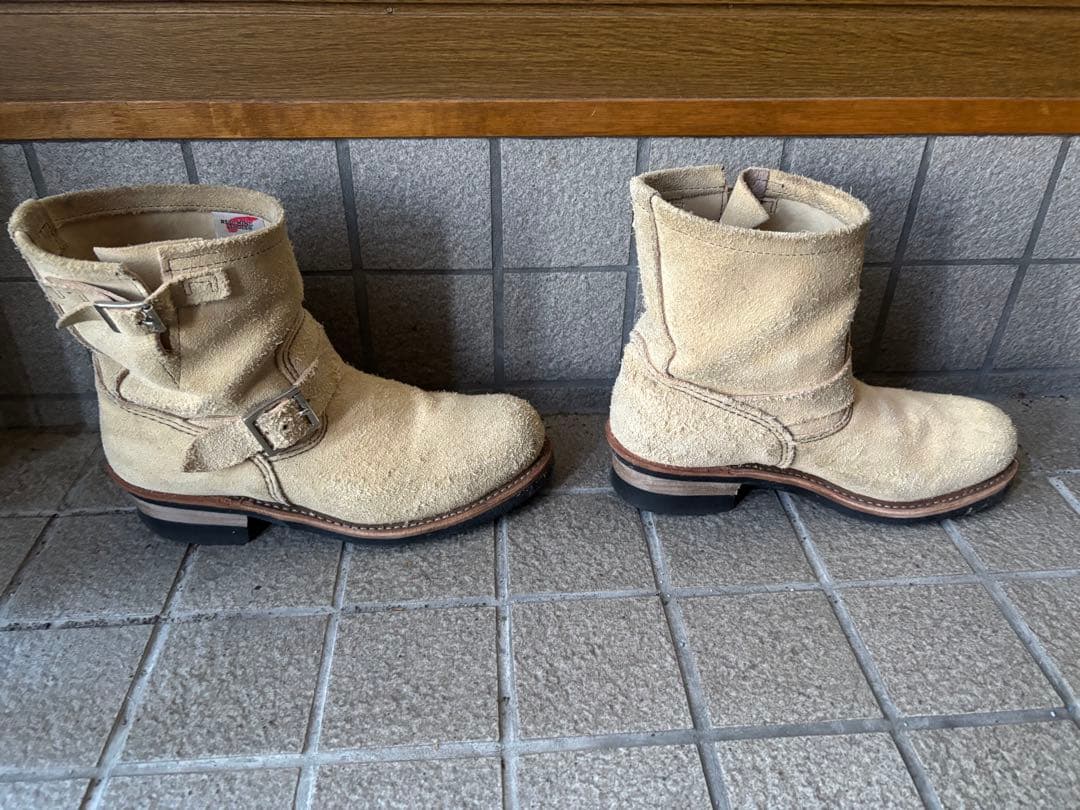 【8D】廃盤レッドウィング 2965 ショート スエードエンジニアブーツ