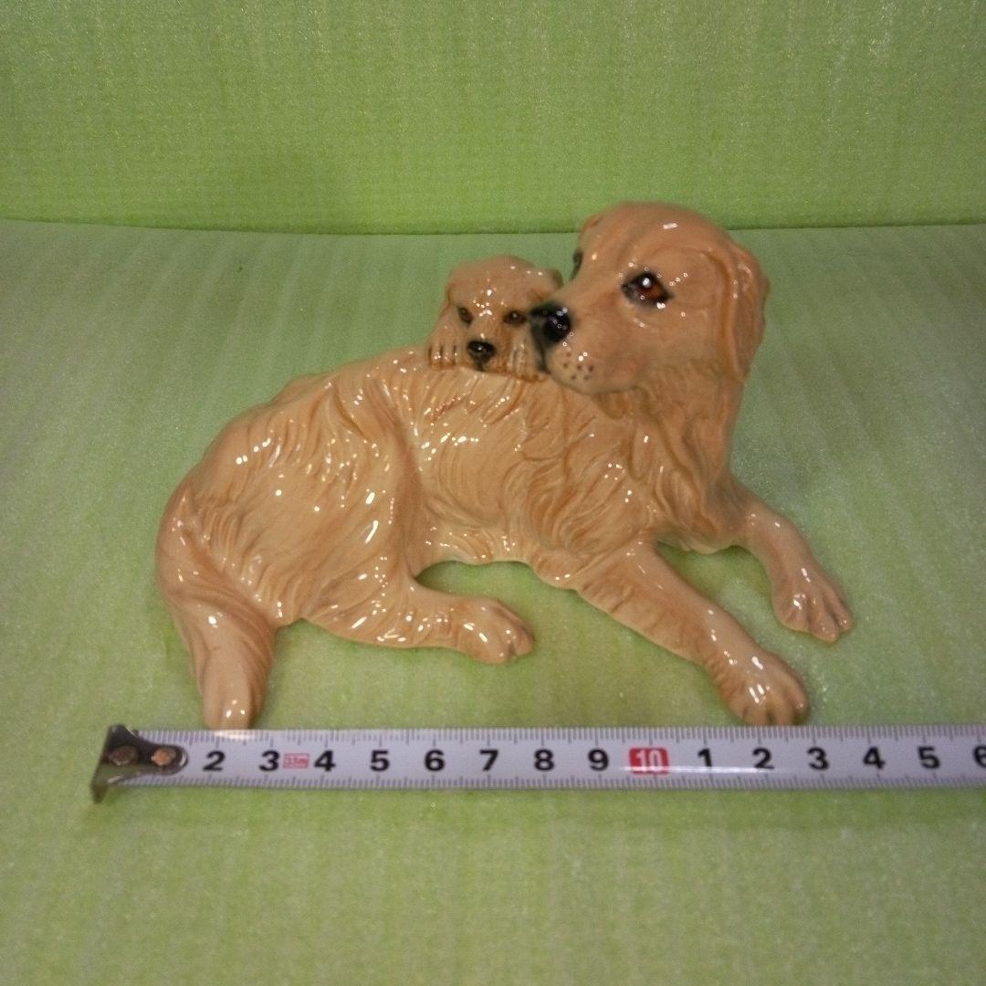 ロイヤルドルトン　 　イギリス製　犬の親子　置物