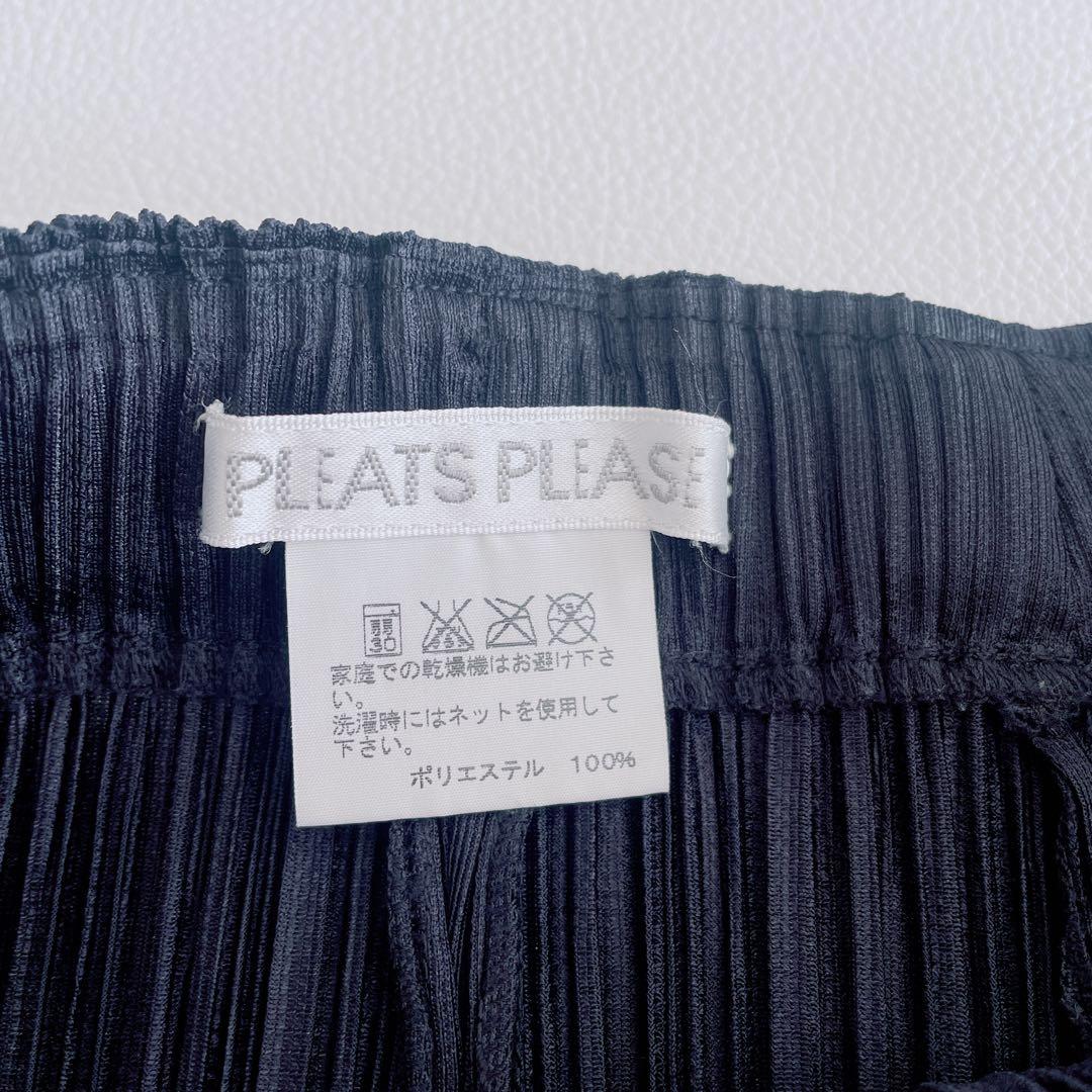 美品✨プリーツプリーズ　プリーツパンツ　キュロットスカート　ネイビー　サイズ3