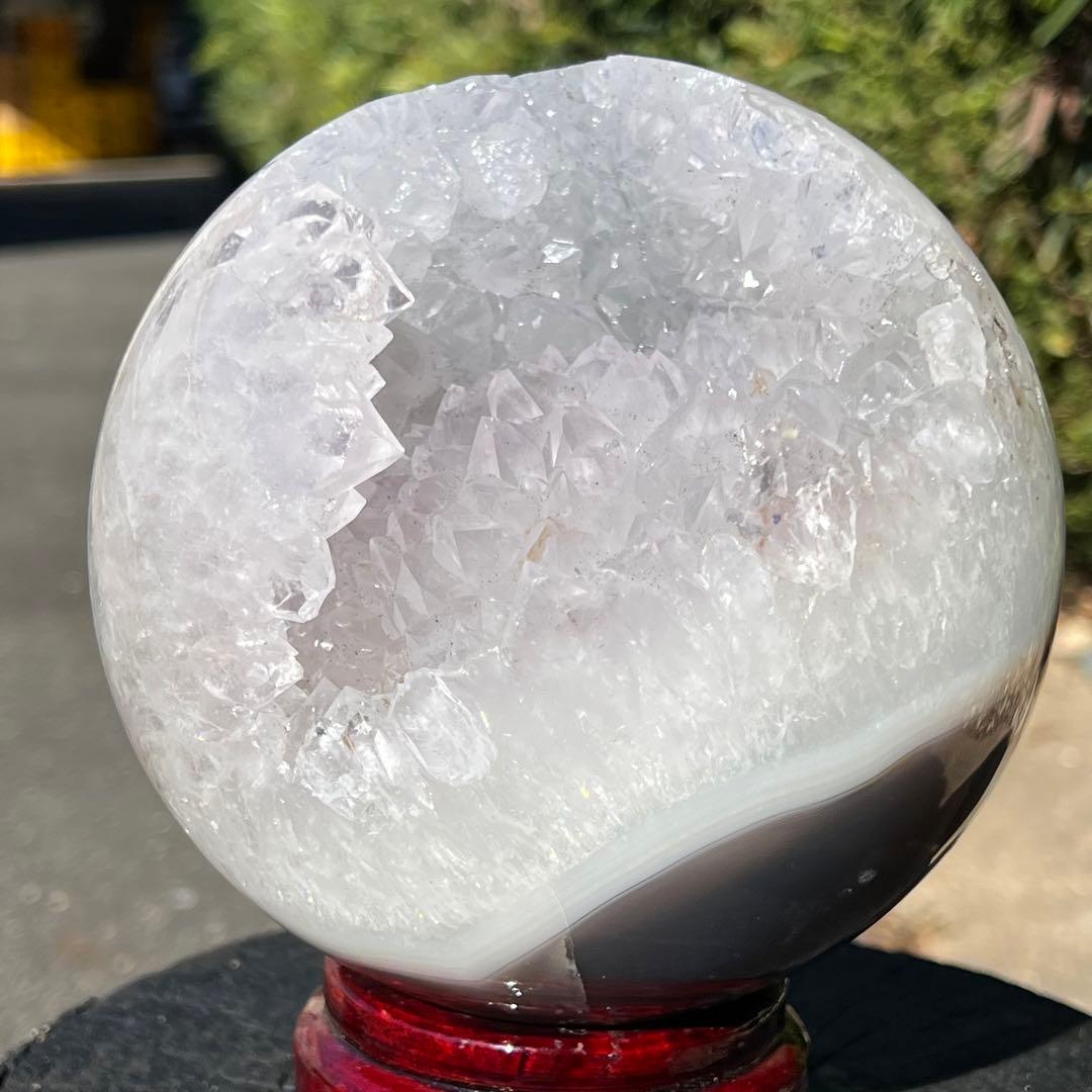 ✳️珍品☆希少価値ある極上品☆3.12kg‼️☆究極美麗 笑口☆ホワイト アメジスト