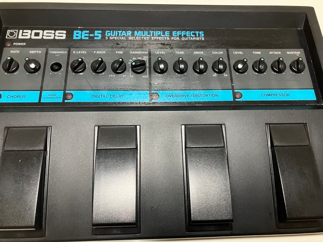 【送料込】BOSS BE-5 ギター用マルチエフェクター　電源アダプタ付