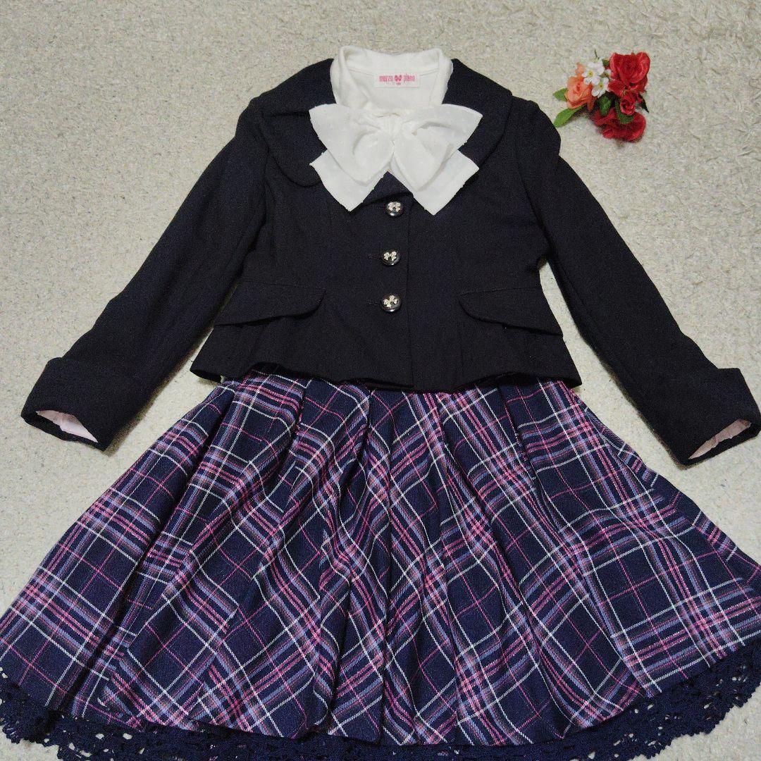 Mezzo Piano　メゾピアノ　女の子フォーマルセットアップ　120　入学式