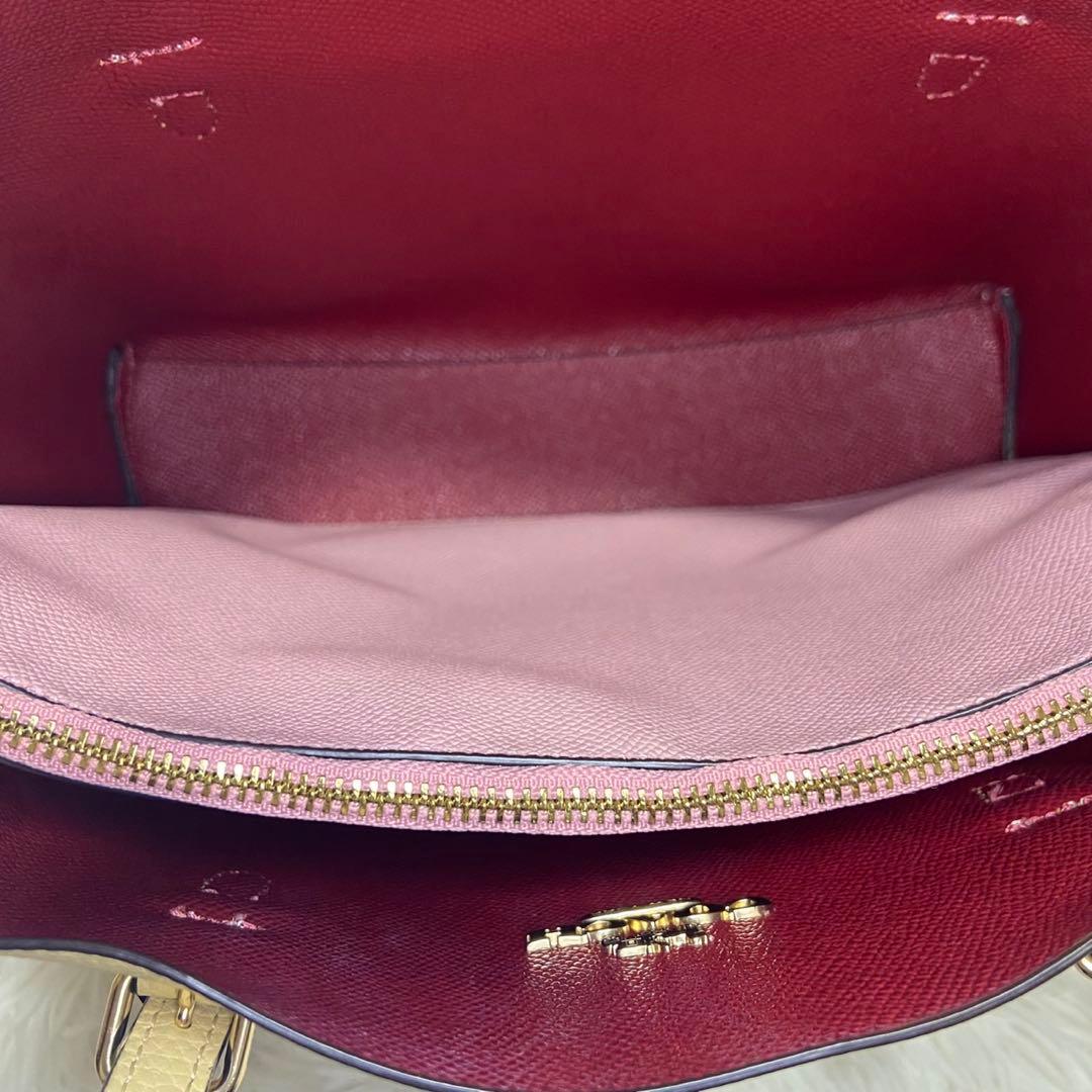 【美品】COACH コーチ 2WAY C4084 モリー トート25 レザー