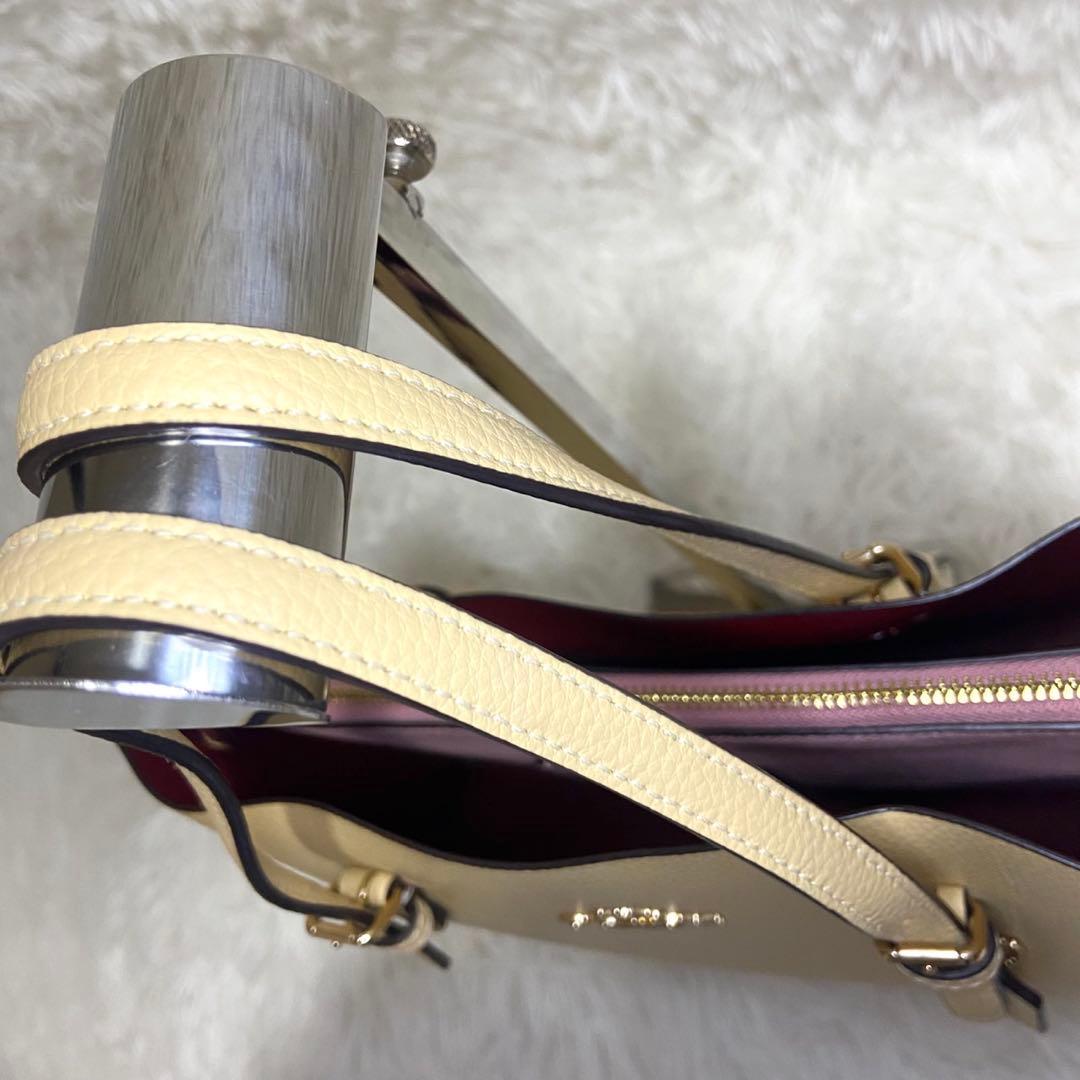 【美品】COACH コーチ 2WAY C4084 モリー トート25 レザー