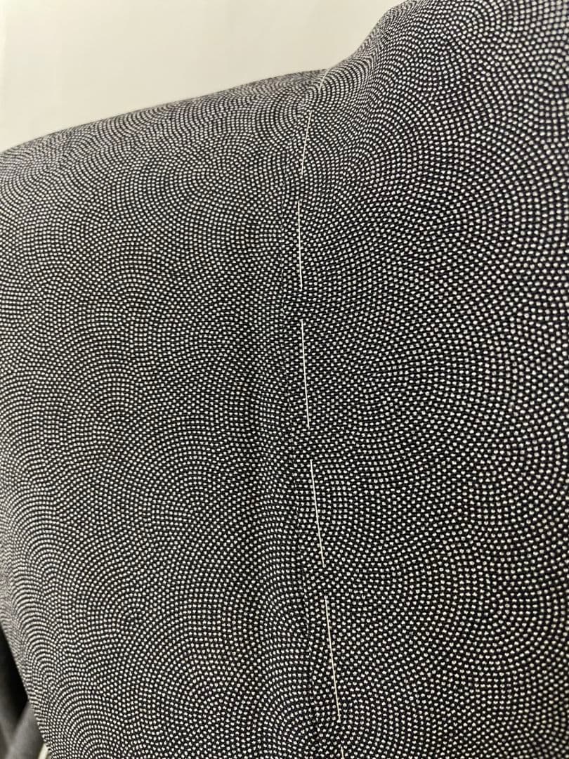 お見分け済　新品未使用　正絹袷　極鮫小紋(江戸小紋)単品