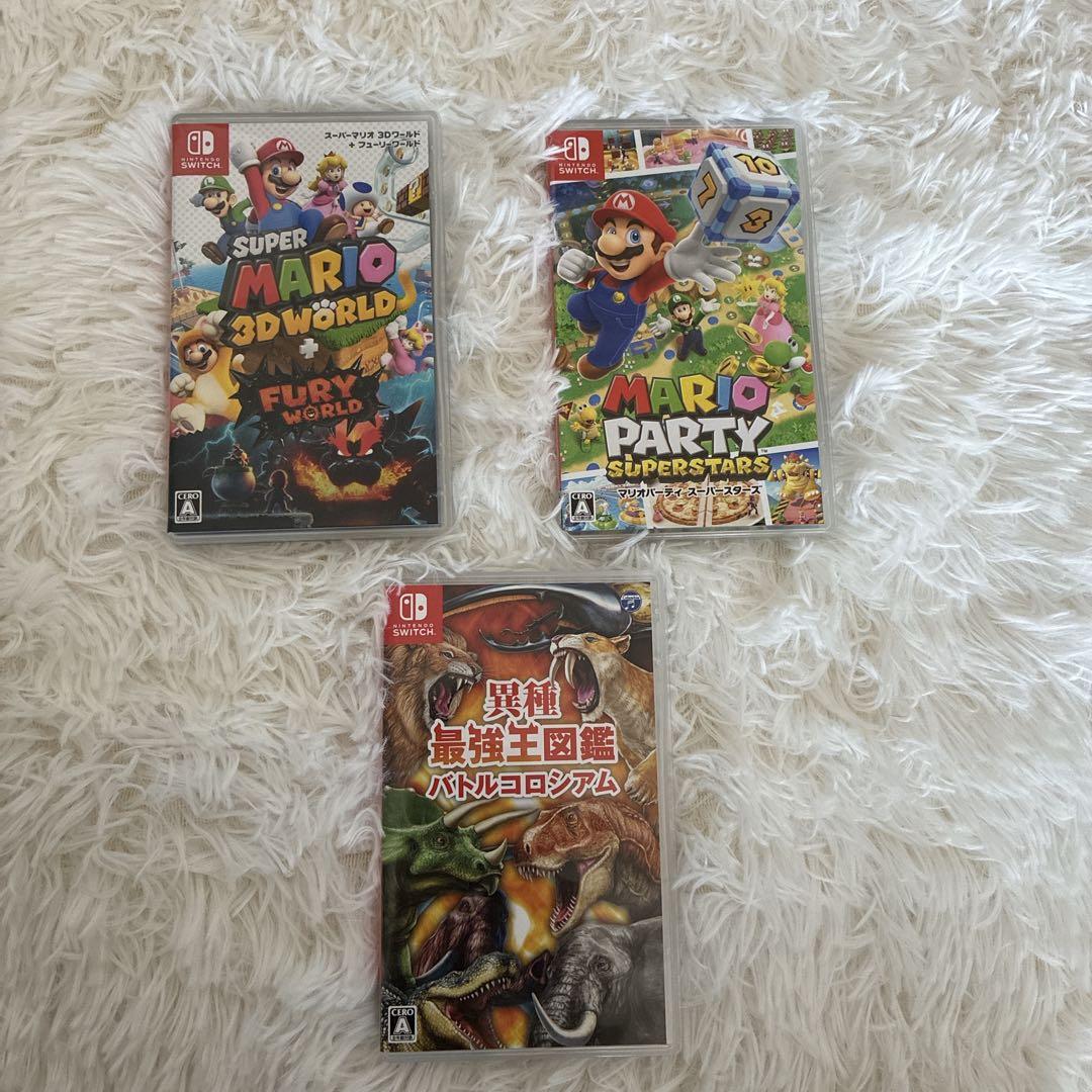 Nintendo Switch ニンテンドースイッチ　ソフト3本セット　中古品