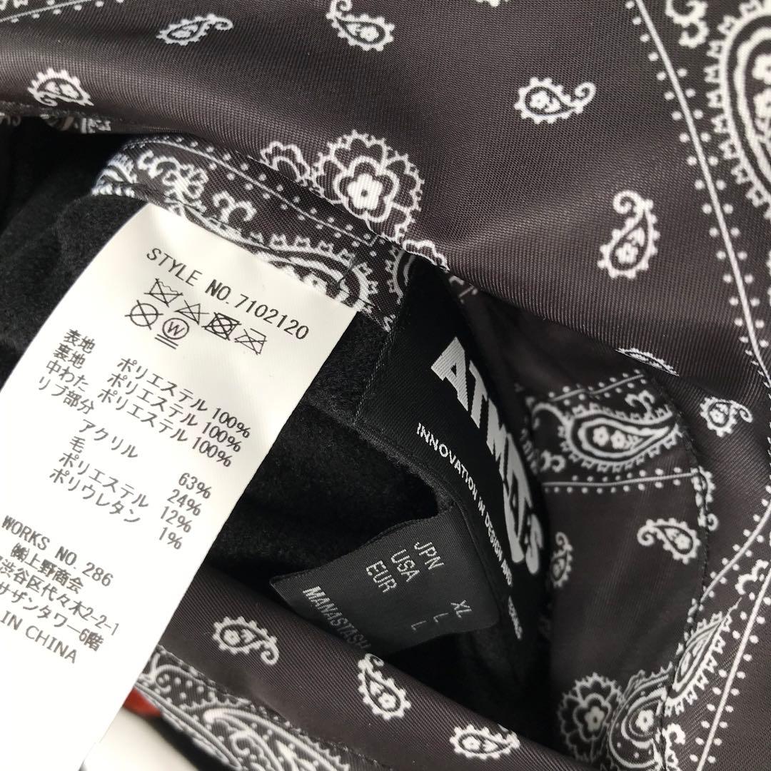 【未使用】マナスタッシュ×アトモス　MA-1　ペイズリー　バンダナ