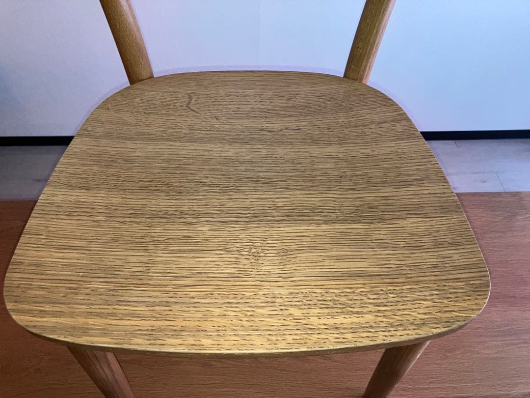 無印良品 REAL FURNITURE オーク無垢材チェア B