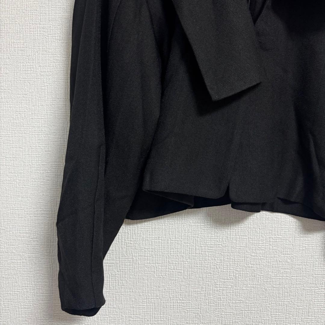 HeRIN.CYE Asymmetry collar jacket 黒 試着のみ