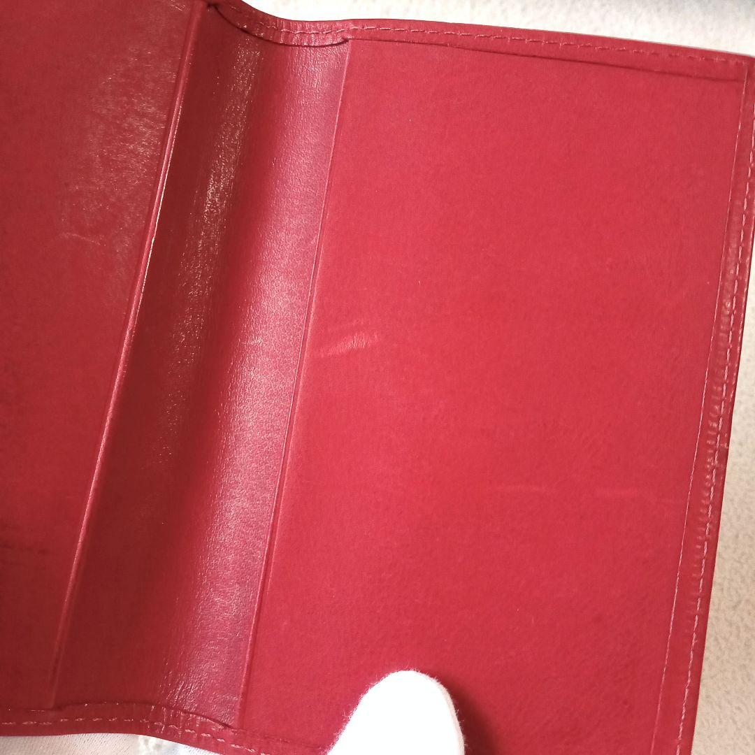 【オールドコーチ】COACH レザー パスポートケース 赤