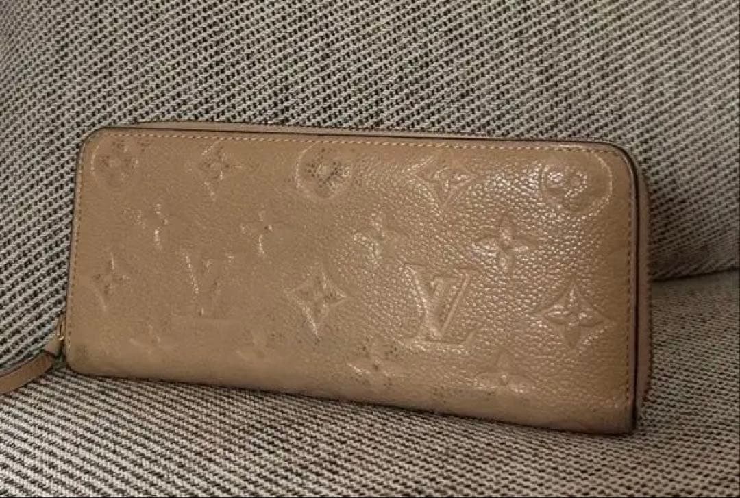 Louis Vuitton ベージュ モノグラム長財布