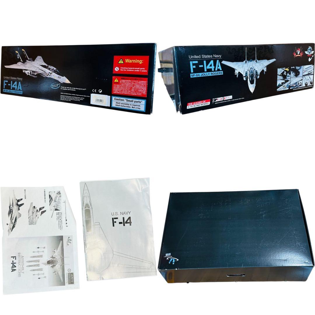 【新品保管品】1/18 F-14A トムキャット VF‑84 ジョリーロジャース