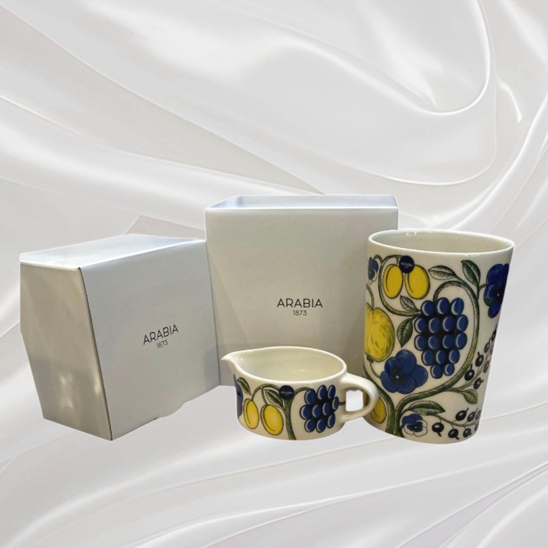 【新品】　ARABIA （アラビア）　パラティッシ　フラワーベース➕ピッチャー