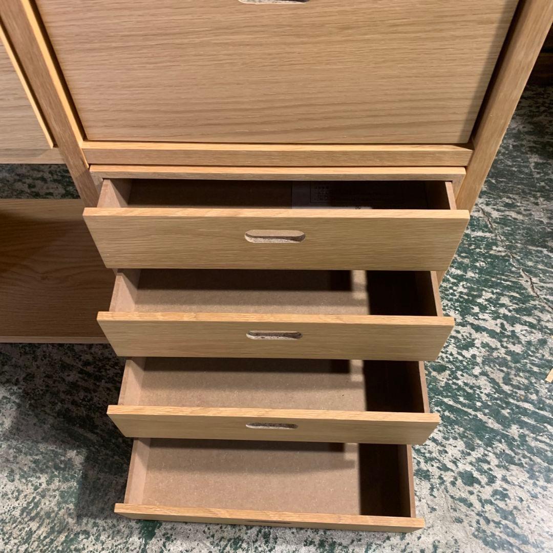 J428 無印良品 MUJI スタッキングシェルフ チェスト 天然木