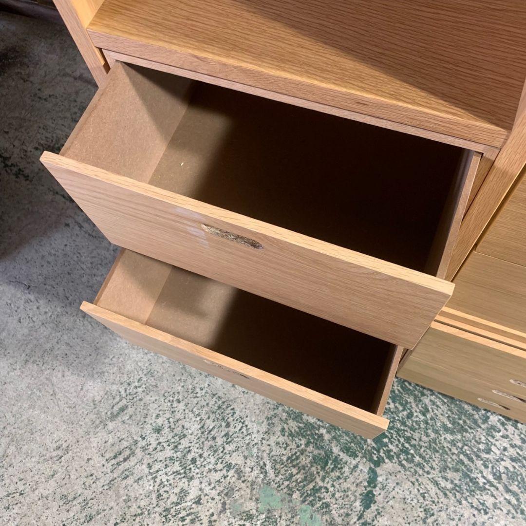J428 無印良品 MUJI スタッキングシェルフ チェスト 天然木