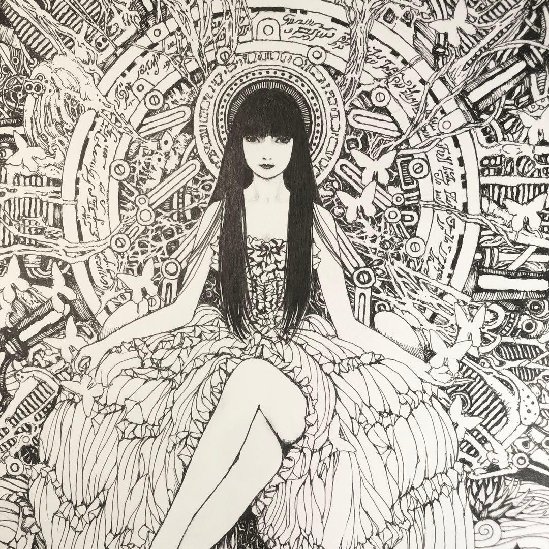 巡る時間と世界の終わり、そして始まり　【肉筆絵画】