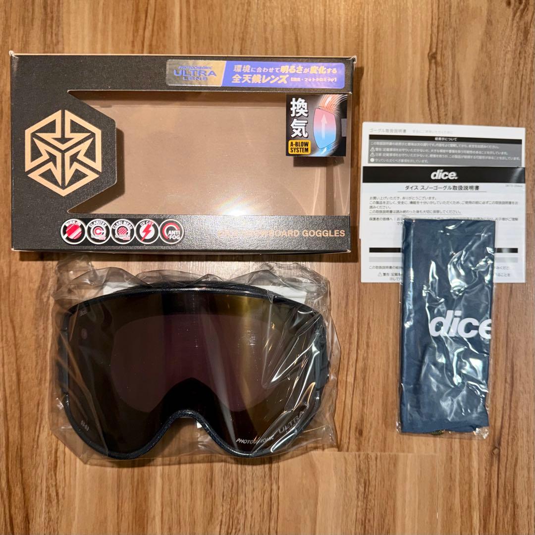 25-26新作 DICE ダイス グッドマン GOODMAN 調光 ゴーグル