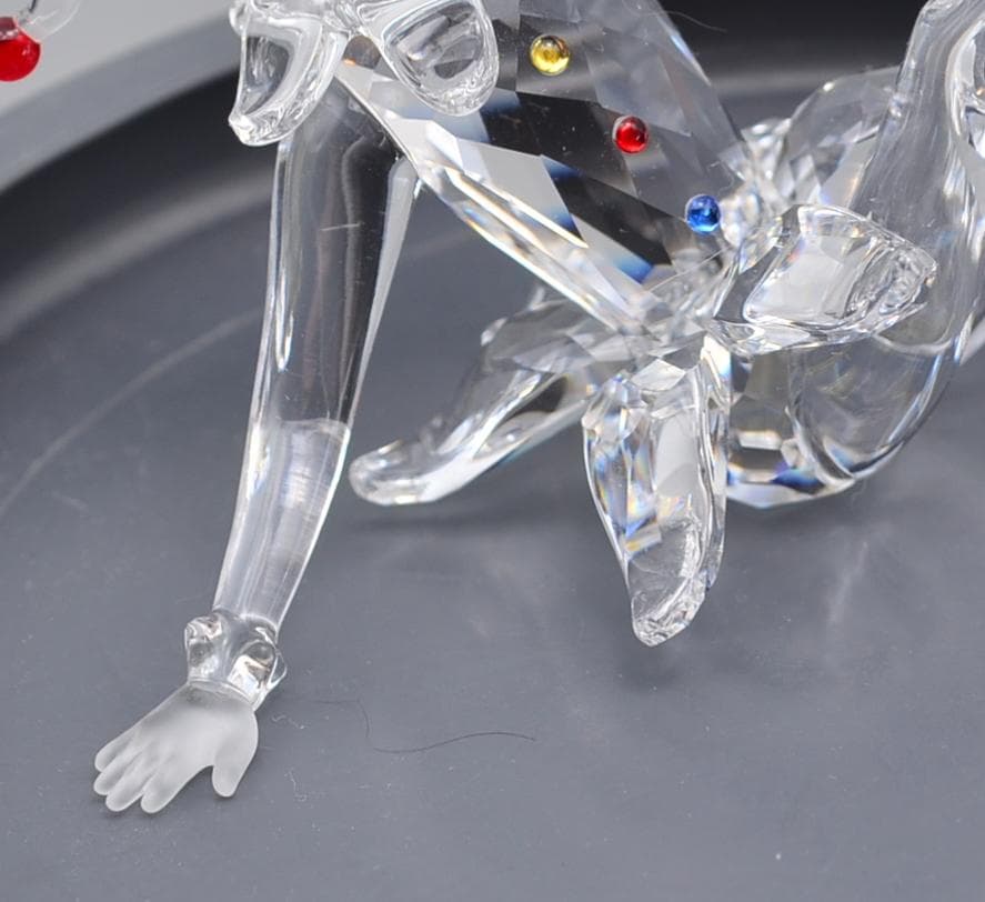 おとぎ話の道化師　スワロフスキー　高さ5.5ｃｍ　クリスタル　箱付き　絶版