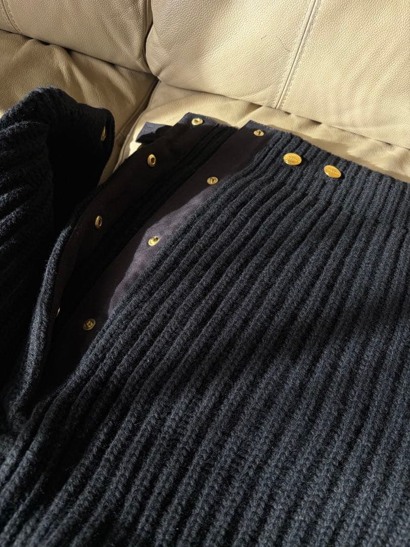 sacai Carhartt WIP ニット プルオーバー デトロイト 黒 02