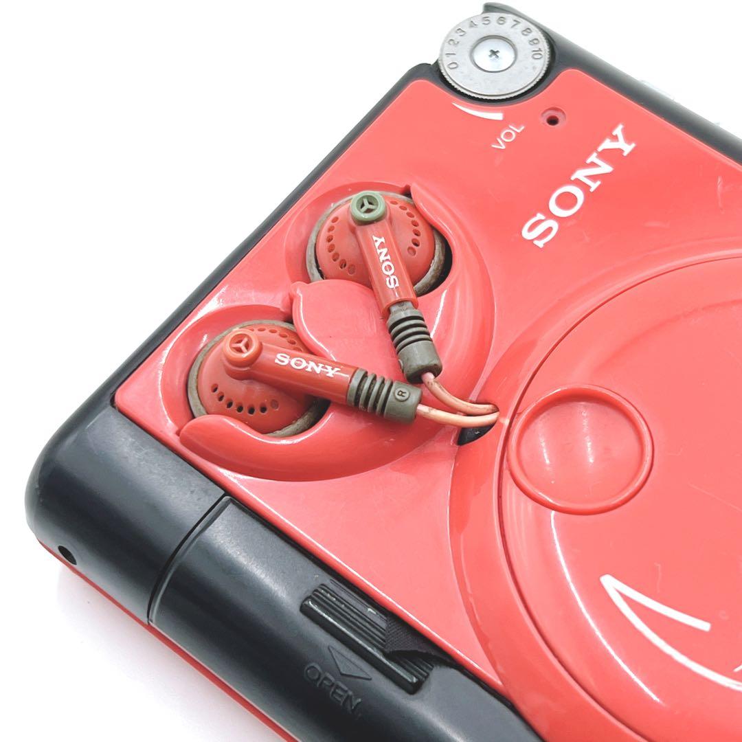 【通電OK・希少色】 SONY WM-51 カセットウォークマン　レッド