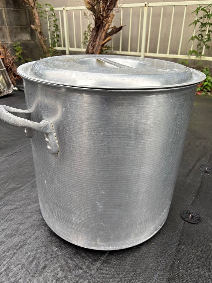 業務用熱伝導アルミ寸胴鍋　両手鍋（２）