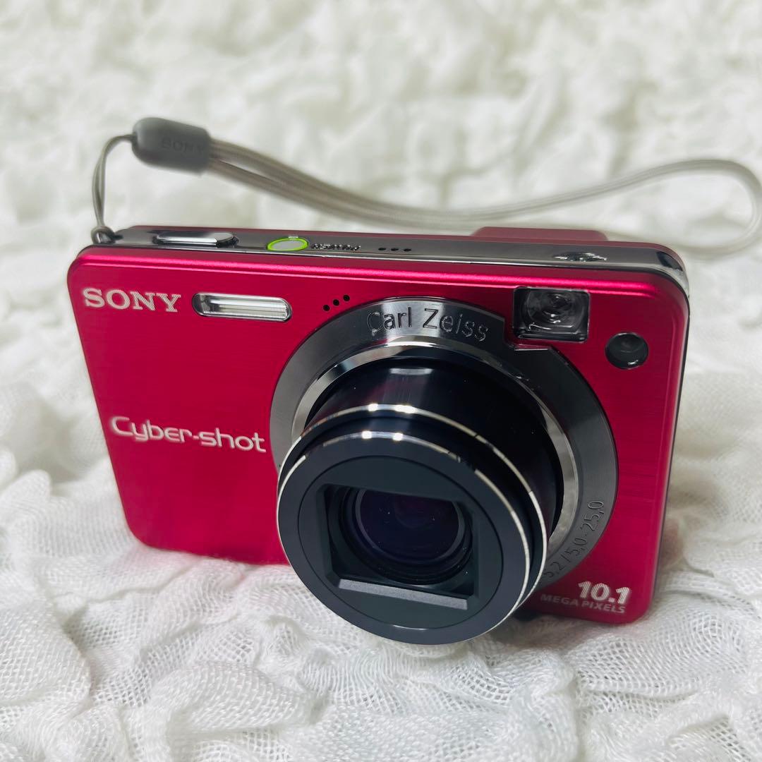 サイバーショットSONYソニーCyber-Shot DSC-W170 赤デジカメ