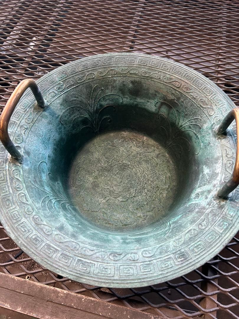 み*ほ様 青銅　　春雷驚龍鍋