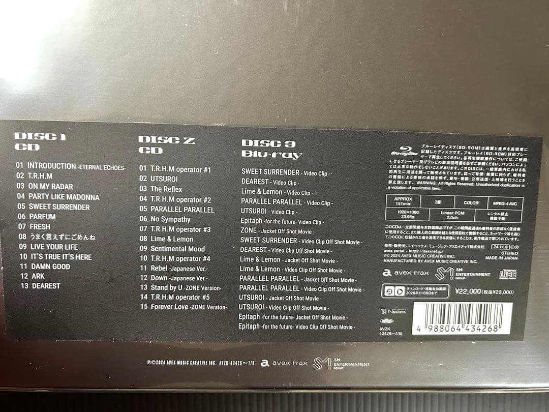 【未開封】東方神起 20th ALBUM ZONE豪華版