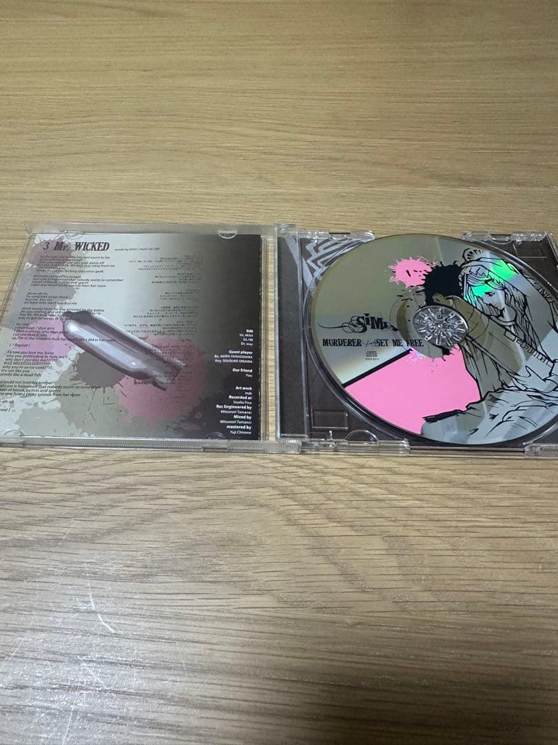 SiM Murderer ライブ会場限定発売 2nd シングルCD