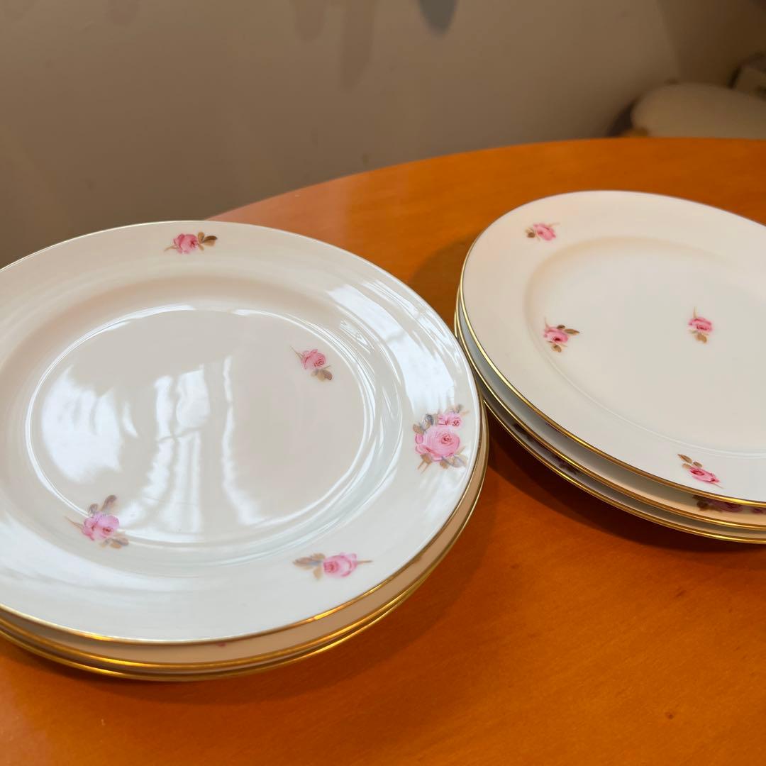 大倉陶器　デザートプレート　ローズ