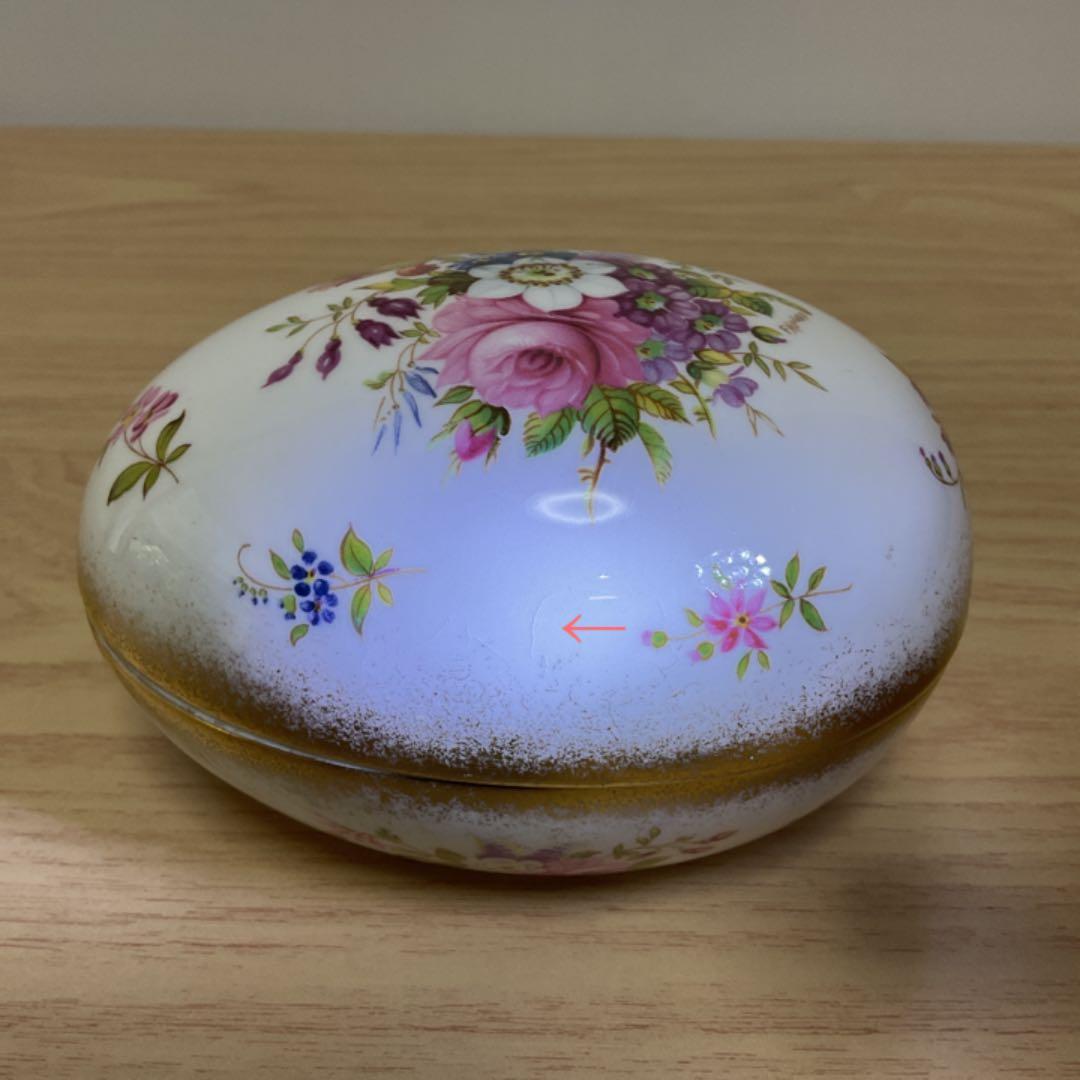 ハマースレイ　レディーパトリシア　ハワードスプレイ　エッグ　トリンケットボックス