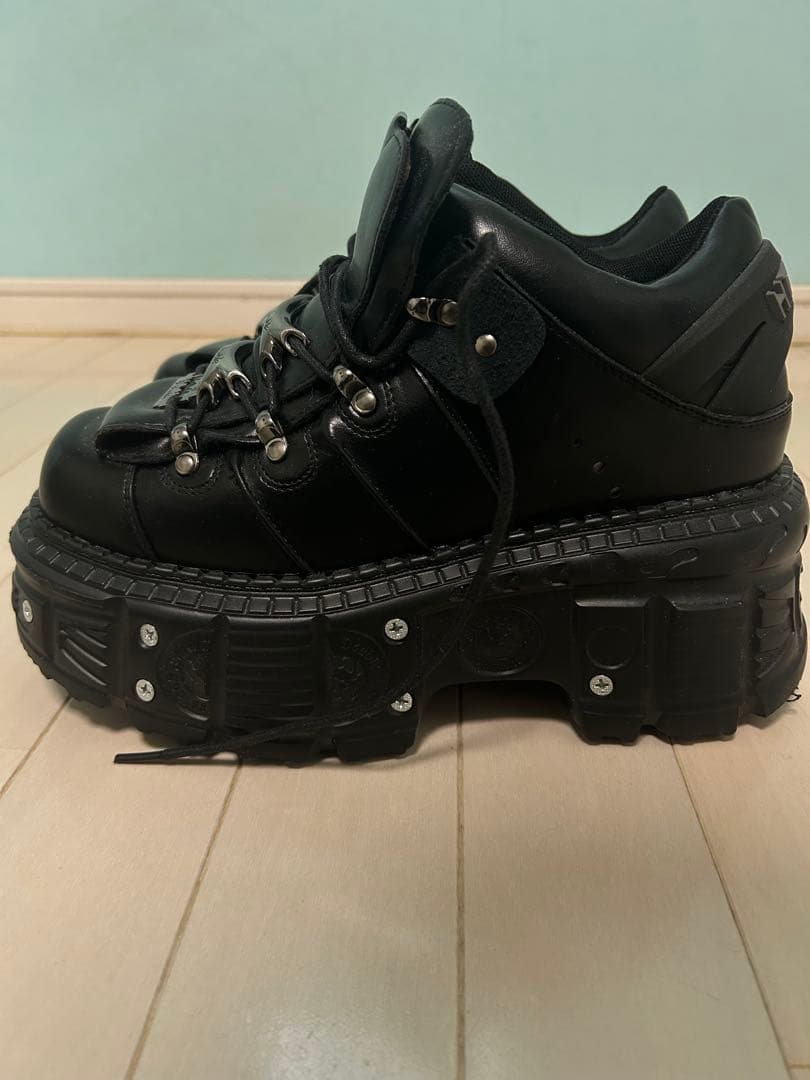 ニューロック風 厚底シューズEU41（26〜26.5cm）10cmソール 未使用