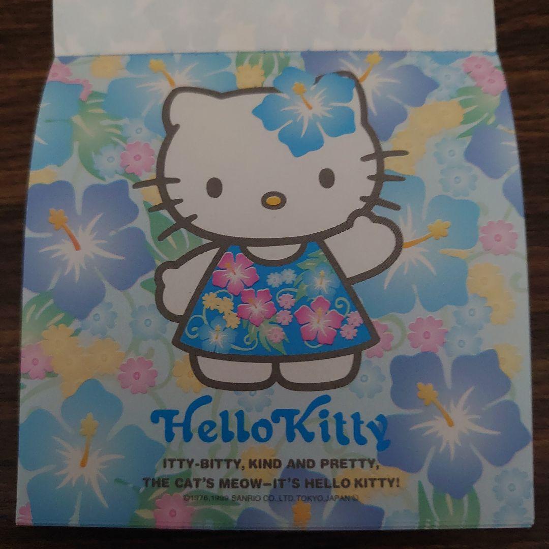 m*n様 使い残り‪♡ハローキティ ハイビスカス スクエアメモ
