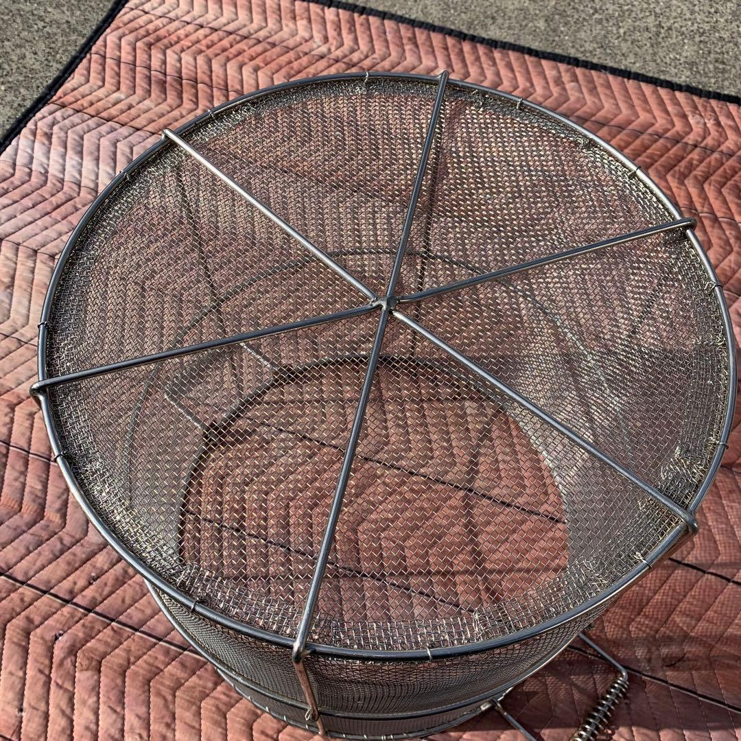 寸胴用　直径395mm スープ取りザル　カゴ　ステンレス製