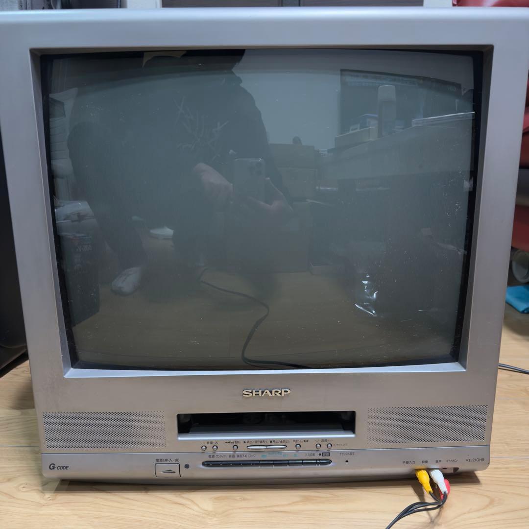 シャープ VT-21GH9 ブラウン管テレビ 2004年製 レトロゲームなどに