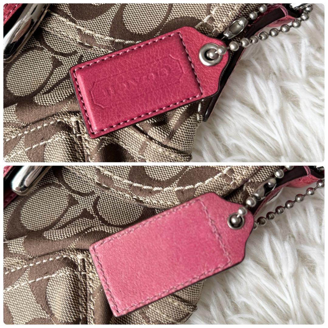 希少✨人気 コーチ ワンショルダーバッグ ピンク ソーホー 11860 肩掛け