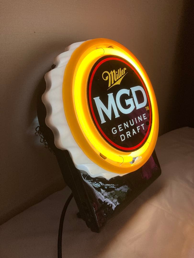 期間限定値下げ‼️Miller MGD Genuine Draft ネオンライト