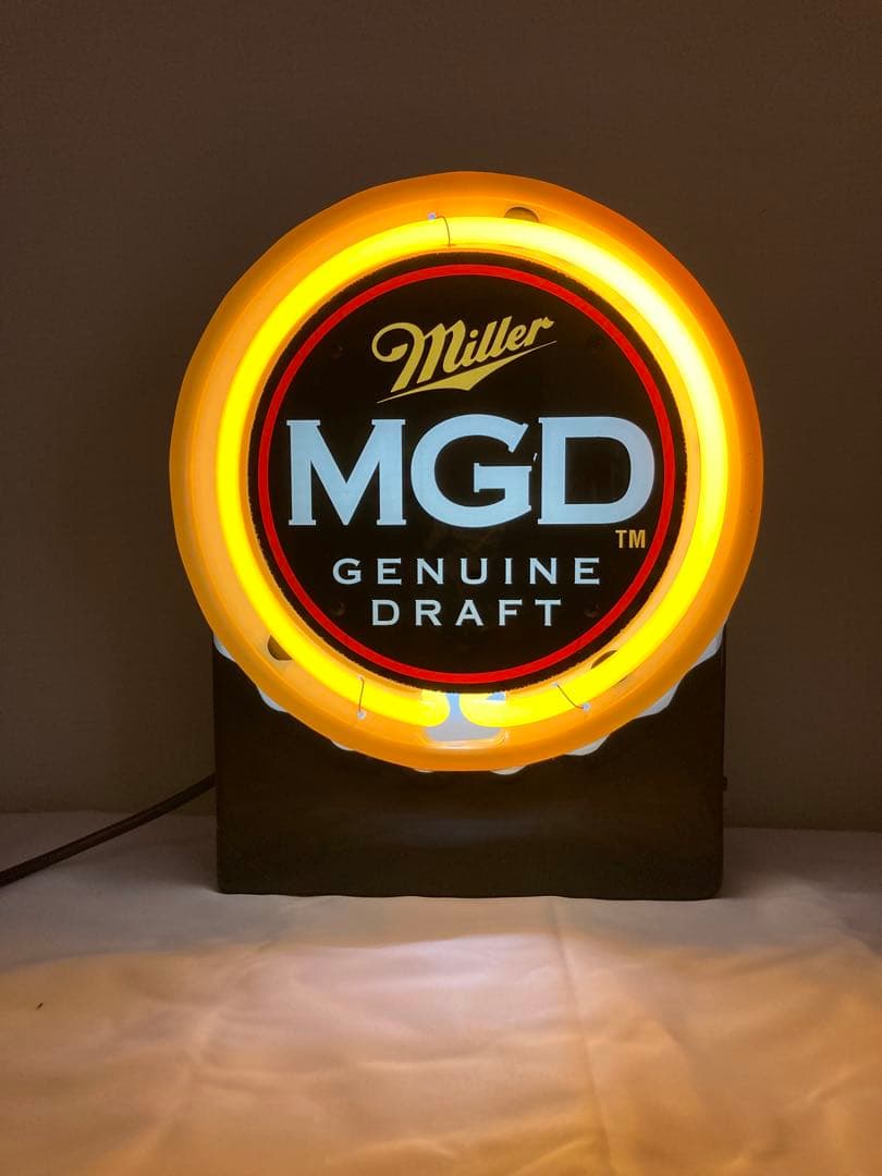 期間限定値下げ‼️Miller MGD Genuine Draft ネオンライト