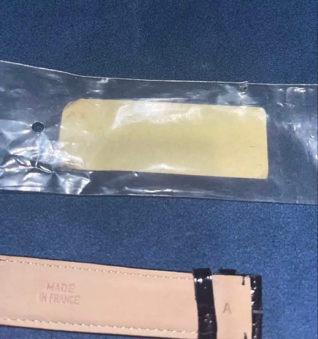 カルティエ純正　レザーベルト 黒 未使用品