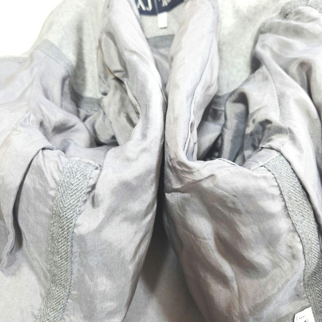 ARMANI JEANS リアルファー襟 ショートジャケット グレー系 42