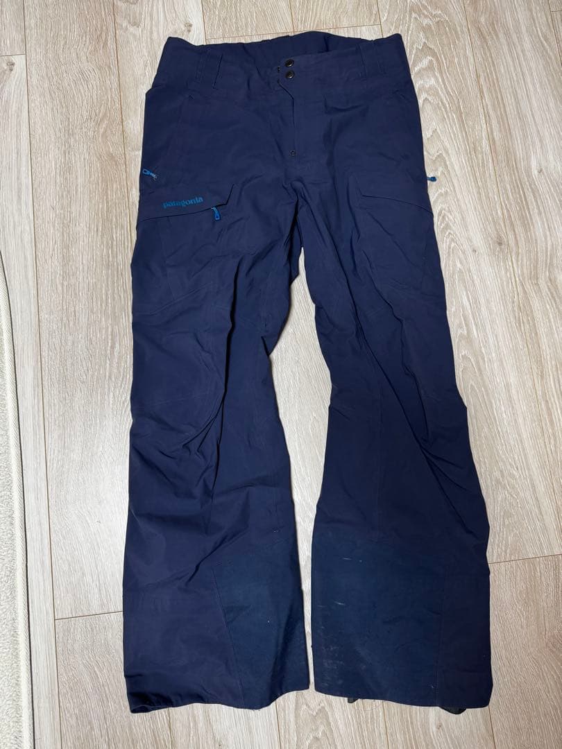patagonia スノーウェアパンツ2本、 フリース1着