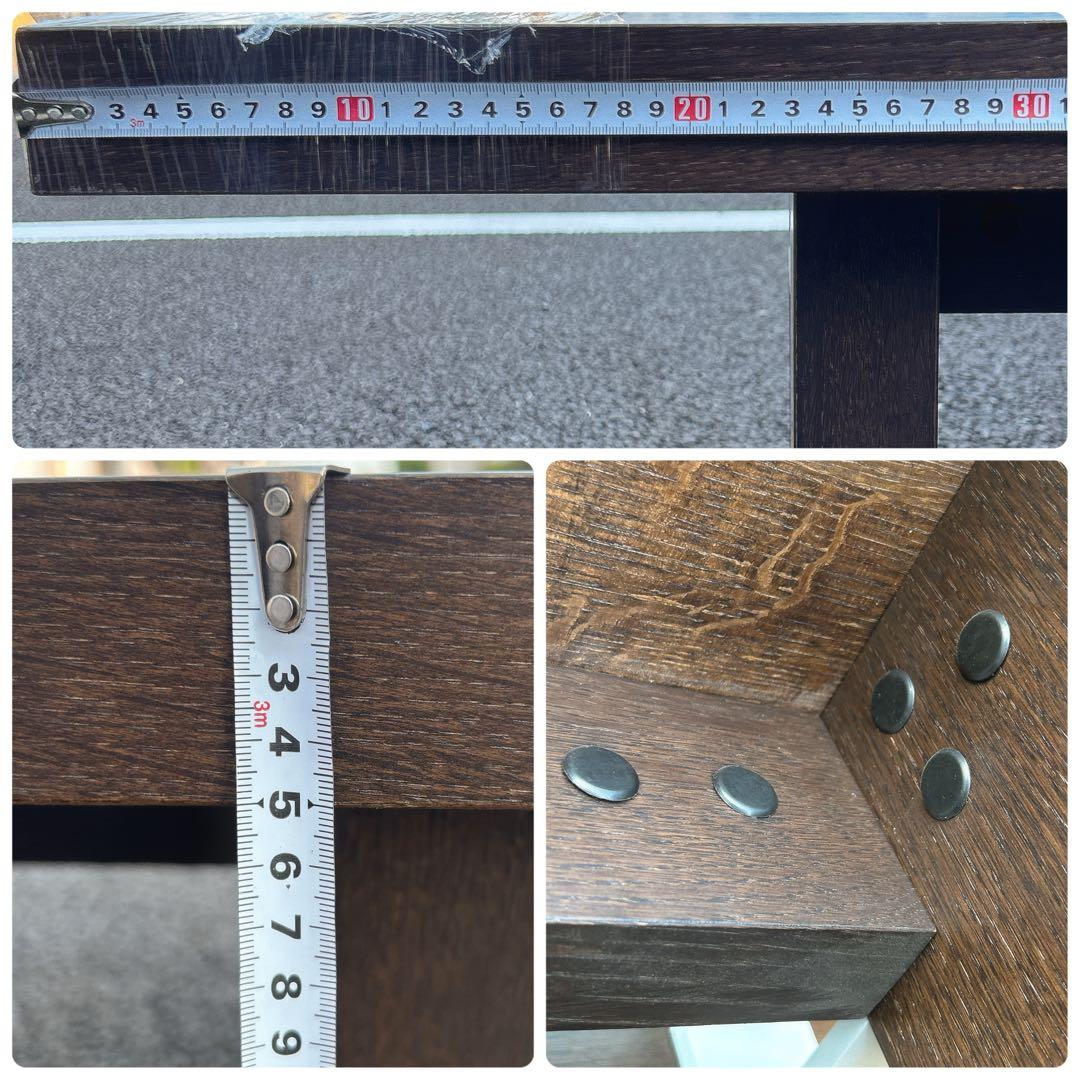 IDC大塚家具 テーブルリッツ サイドテーブル ガラストップ モダン 高さ40