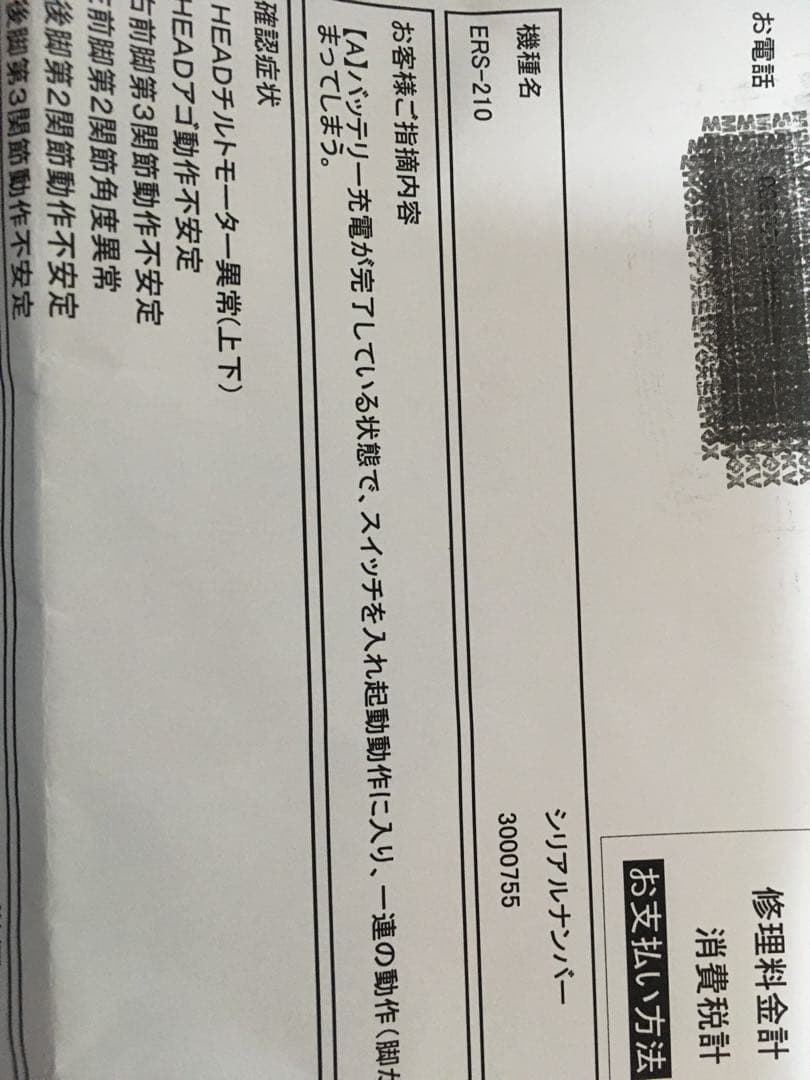 アイボ　ER210［最終値下げ］