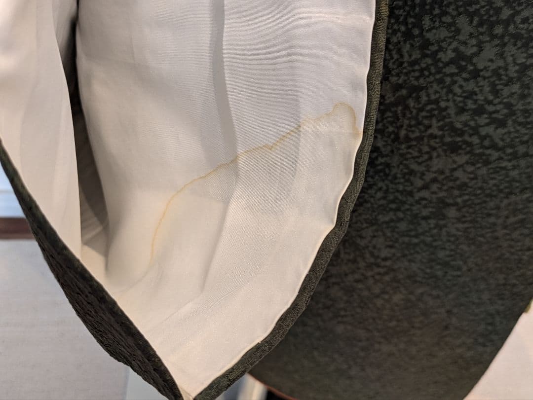 振袖フルセット 身丈168裄67 霞文 暈し染め カーキ 正絹 逸品