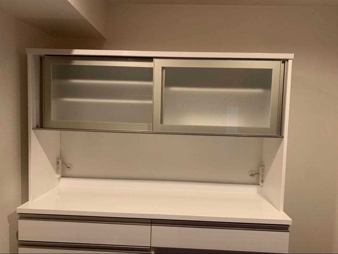 ＊東京都付近限定品＊NITORI キッチンボード 食器棚 リガーレ160