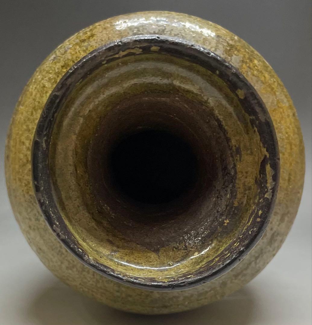 高麗青磁　花入　花瓶　花器　L443